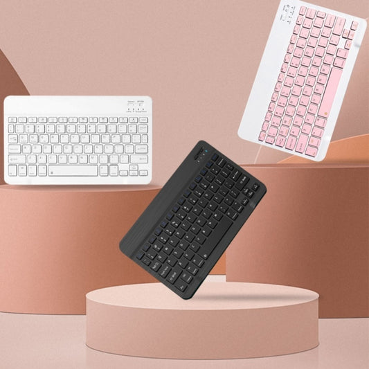 Creative Solid Color Bluetooth Keyboard and Mouse Set – 10-Inch Wireless Keyboard Combo