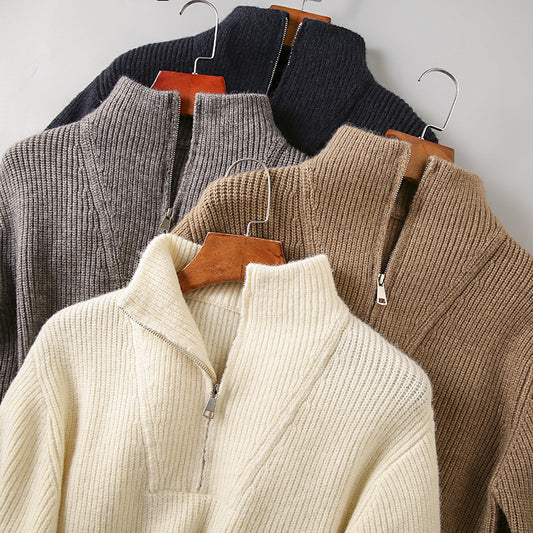 Soft Knit Men’s Half-Zip Sweater