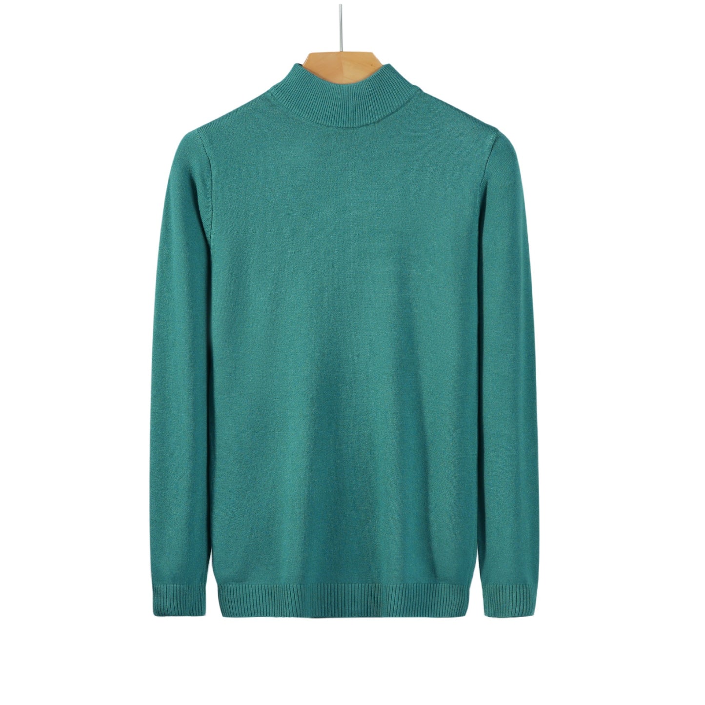 Men’s Slim Fit Knitted Base Layer Pullover – Comfortable Everyday Casual Knit Top
