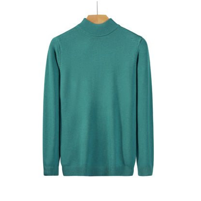 Men’s Slim Fit Knitted Base Layer Pullover – Comfortable Everyday Casual Knit Top