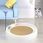White and Cat Teaser Stick / L