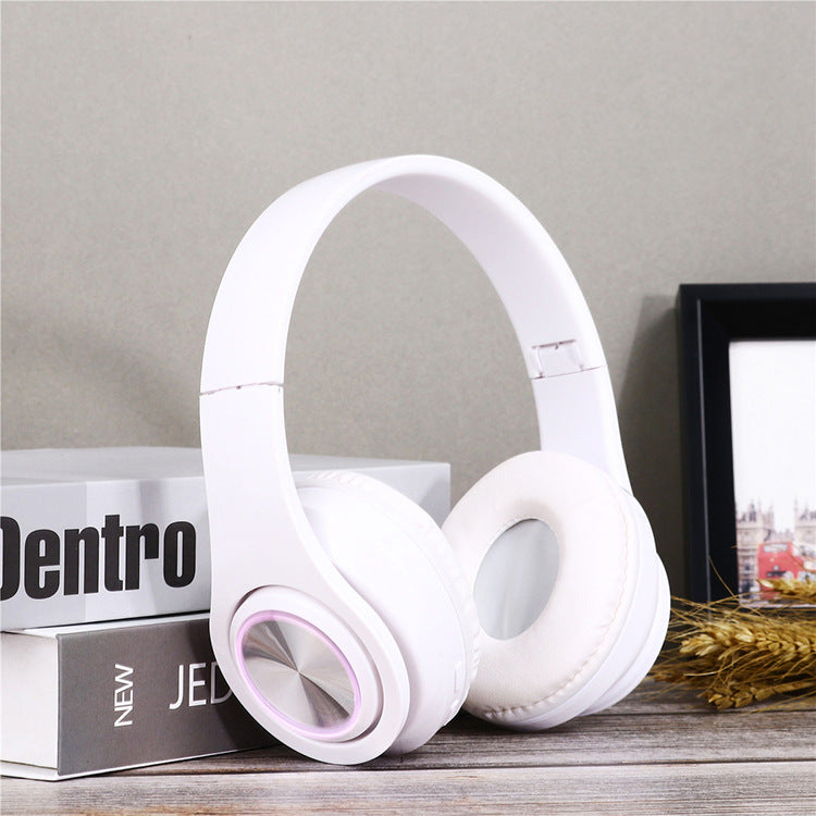 Wireless Bluetooth Headphones – Foldable LED Stereo Headset