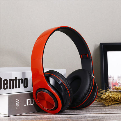 Wireless Bluetooth Headphones – Foldable LED Stereo Headset