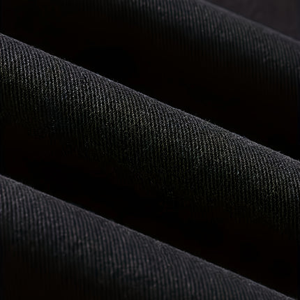 Men's Black Simple All-matching Jeans