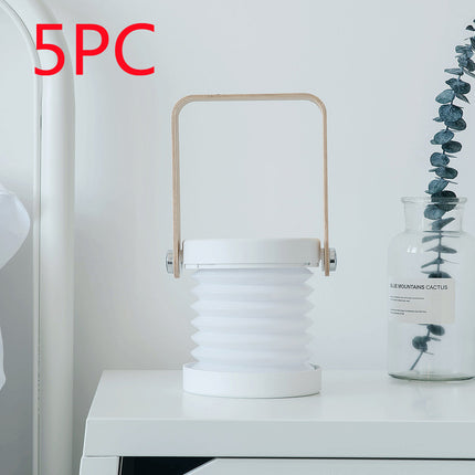 Foldable Touch Dimmable LED Reading Night Light – USB Rechargeable Portable Lantern Lamp | Adjustable Brightness Home Decor Table Lamp
