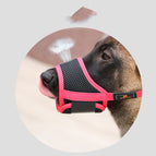 Dog Mouth Cover Red x3pcs / L