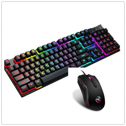 USB Luminous Wired Keyboard with Mouse