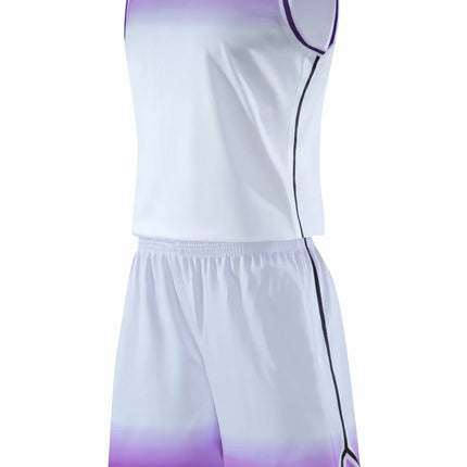 Gradient Basketball Jersey Uniform – Breathable Sweat-Absorbent Sports Jersey for Kids & Adults