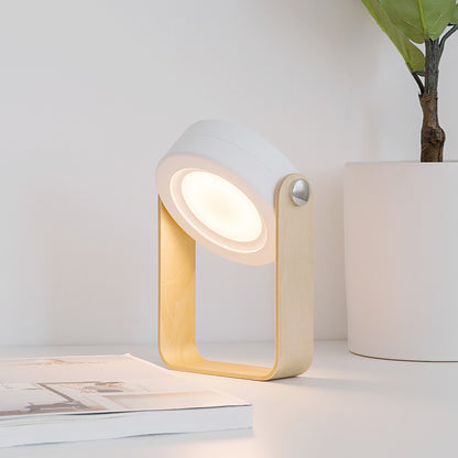 Foldable Touch Dimmable LED Reading Night Light – USB Rechargeable Portable Lantern Lamp | Adjustable Brightness Home Decor Table Lamp