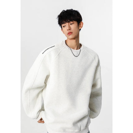American Style Hoodie Men's Loose Round Neck Jacket