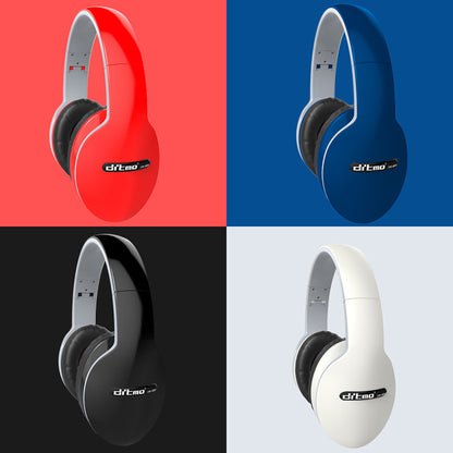 Wired Head-Mounted Headphones – 40mm Stereo Drivers & Comfortable Fit