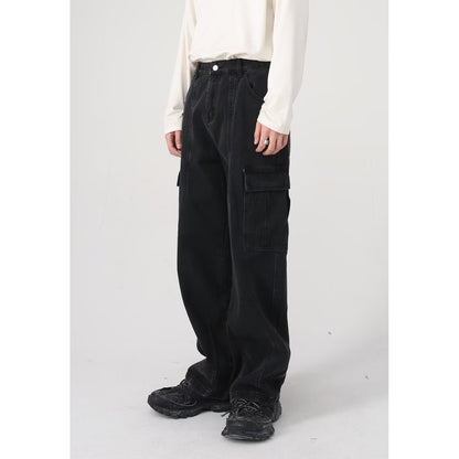 American Retro Loose Casual Workwear Jeans