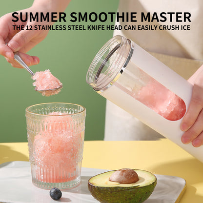 Portable Rechargeable Blender – USB Electric Smoothie Maker, Compact Personal Juicer Cup for Travel, Office & Home