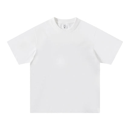 Men’s Solid Color Cotton T-Shirt – Casual Loose Fit Short Sleeve Everyday Tee