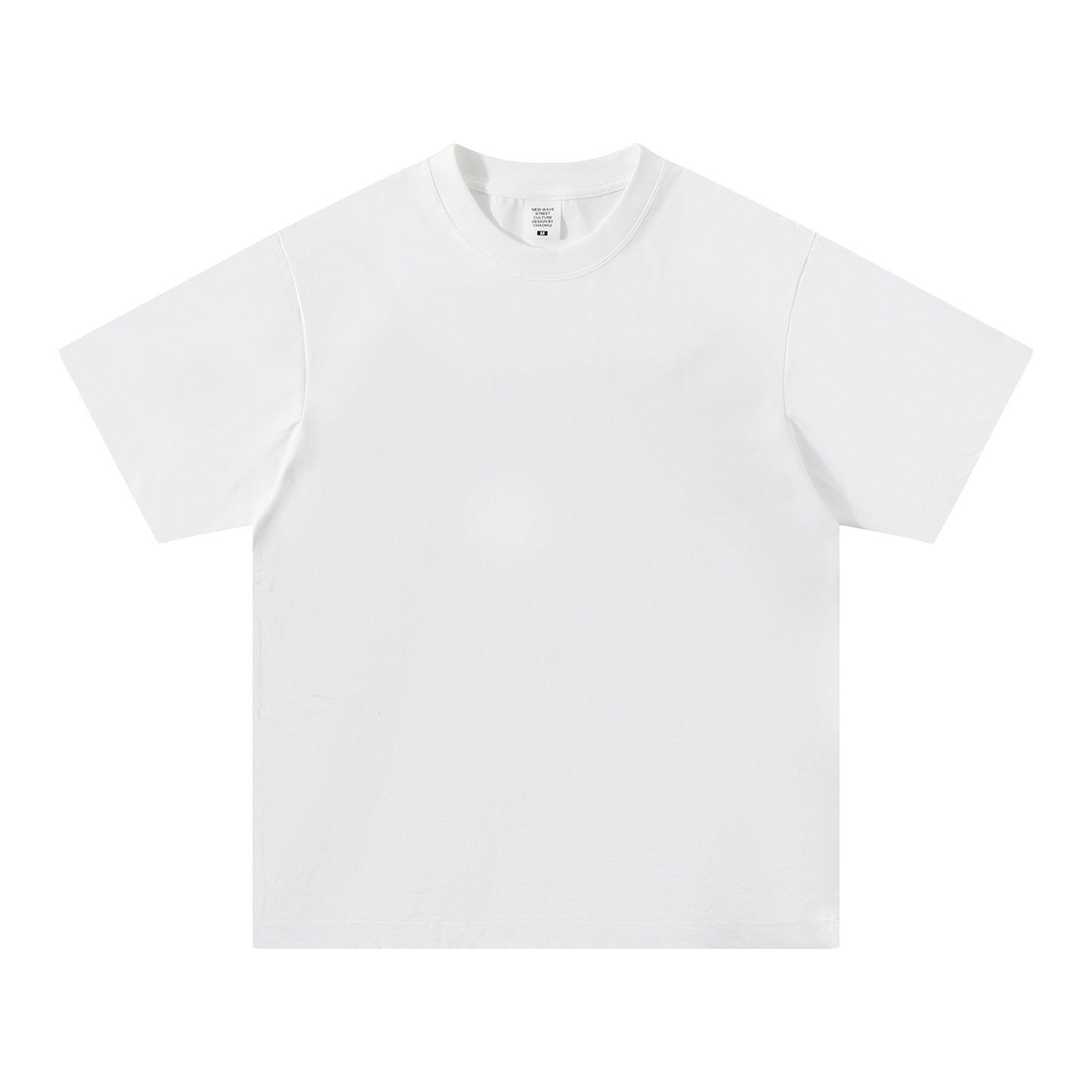 Men’s Solid Color Cotton T-Shirt – Casual Loose Fit Short Sleeve Everyday Tee