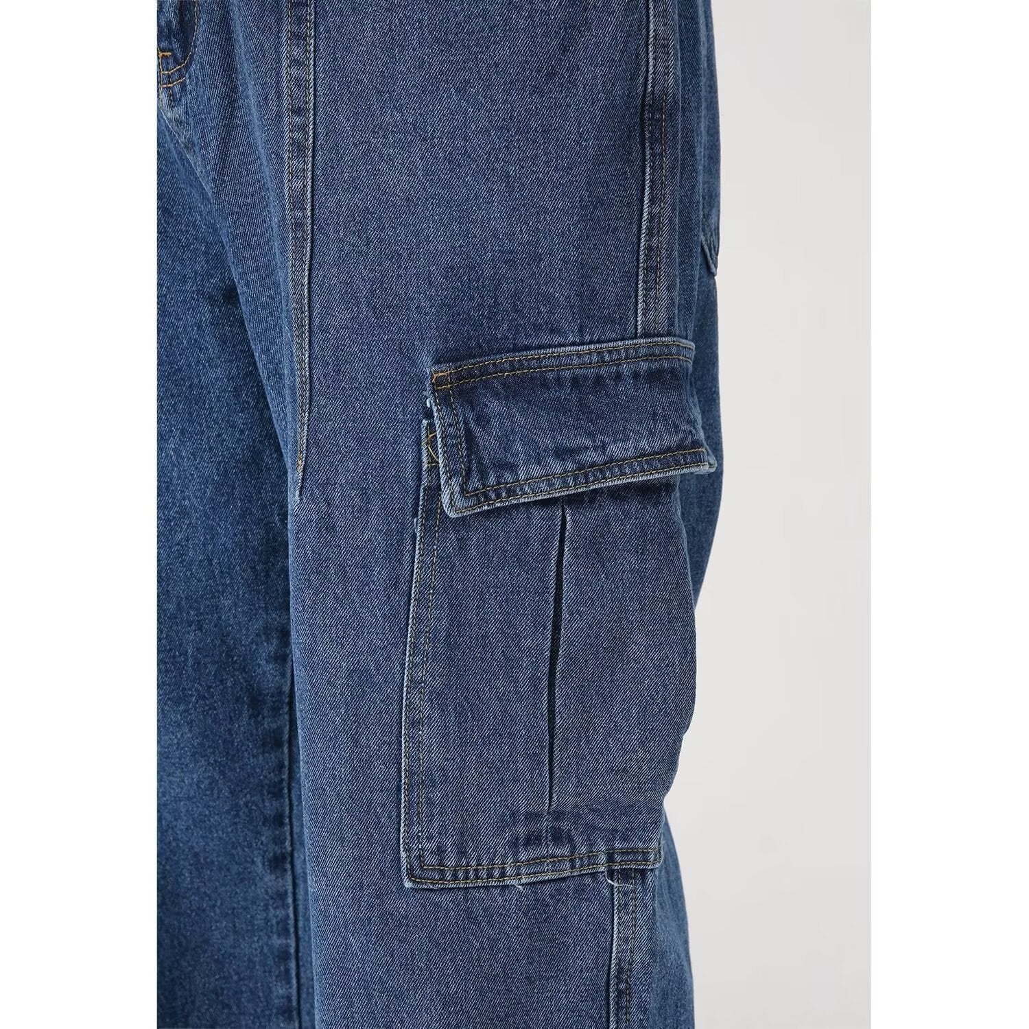 American Retro Loose Casual Workwear Jeans