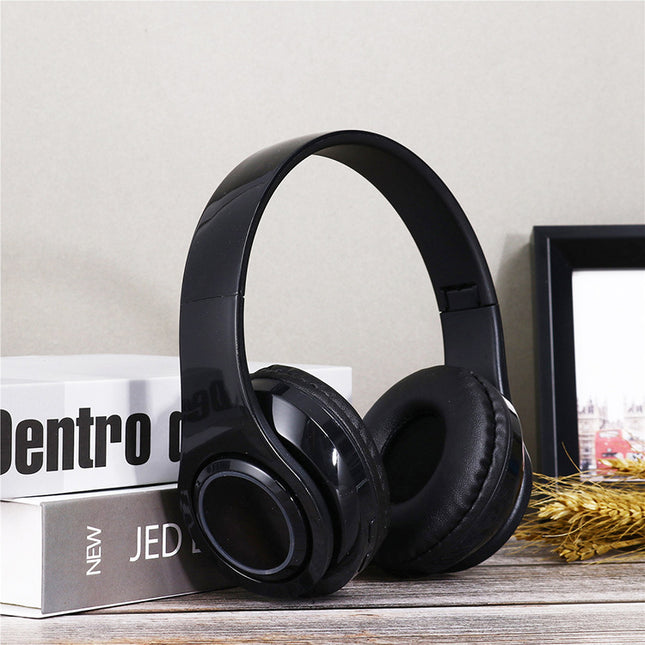 Wireless Bluetooth Headphones – Foldable LED Stereo Headset
