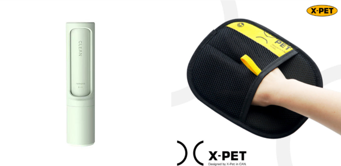 2-in-1 Reusable Pet Hair Remover & Self-Cleaning Lint Roller