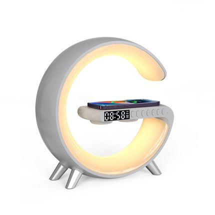 Smart G-Shape LED Lamp with Bluetooth Speaker & Wireless Charger