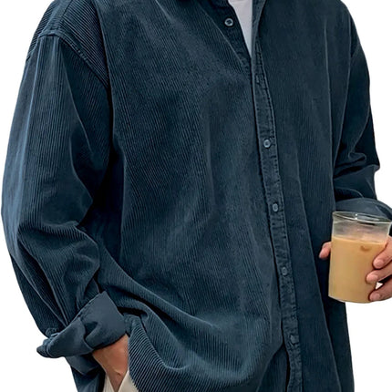 Casual Loose Men's Autumn And Winter Thick Shirt Jacket