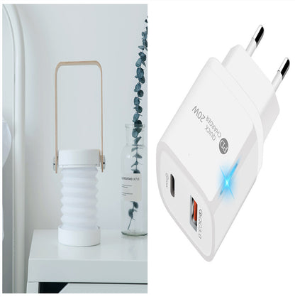 Foldable Touch Dimmable LED Reading Night Light – USB Rechargeable Portable Lantern Lamp | Adjustable Brightness Home Decor Table Lamp