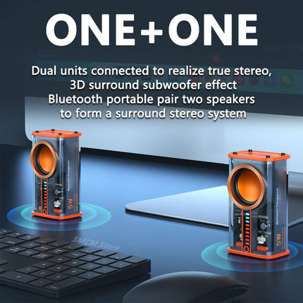 K07 Transparent Cyberpunk Wireless Bluetooth Speaker