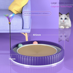 Purple and Cat Teaser Stick / L