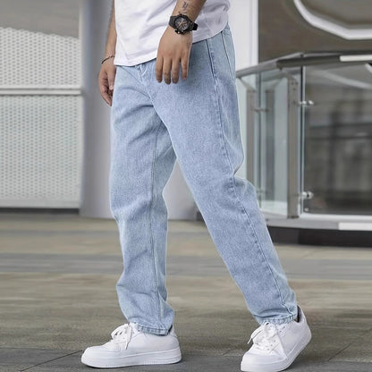Youth Slim Jeans for Men — Trendy Casual Wear