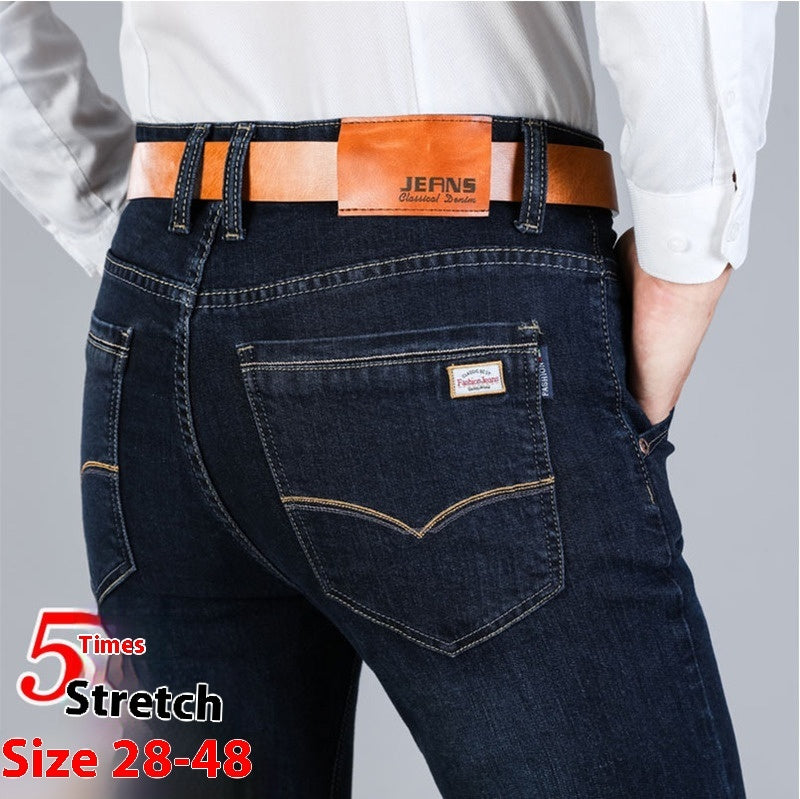 Super-stretch Thin Elastic Men's Jeans