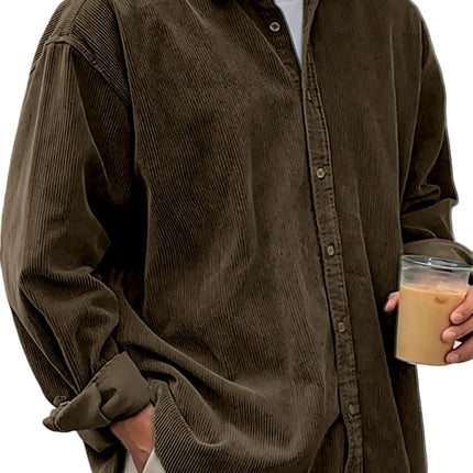 Casual Loose Men's Autumn And Winter Thick Shirt Jacket