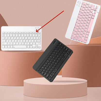 Creative Solid Color Bluetooth Keyboard and Mouse Set – 10-Inch Wireless Keyboard Combo