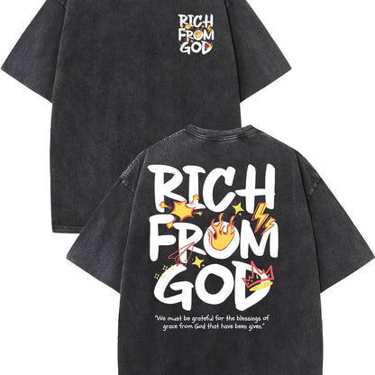 Men’s Retro Printed Cotton T-Shirt – Casual Vintage Graphic Short Sleeve Tee