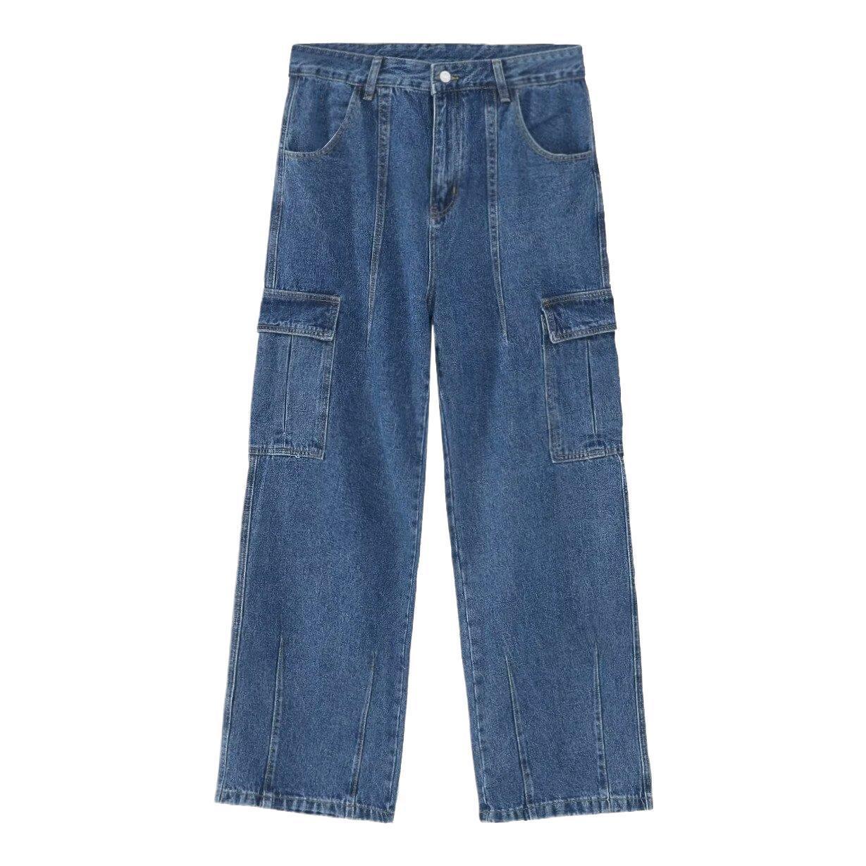 American Retro Loose Casual Workwear Jeans