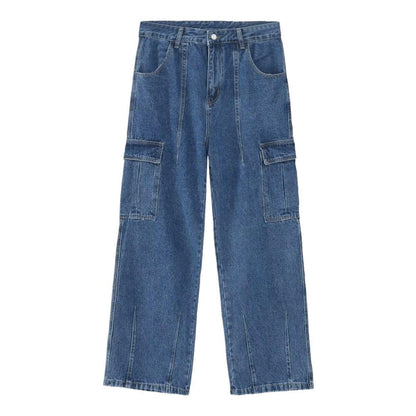 American Retro Loose Casual Workwear Jeans