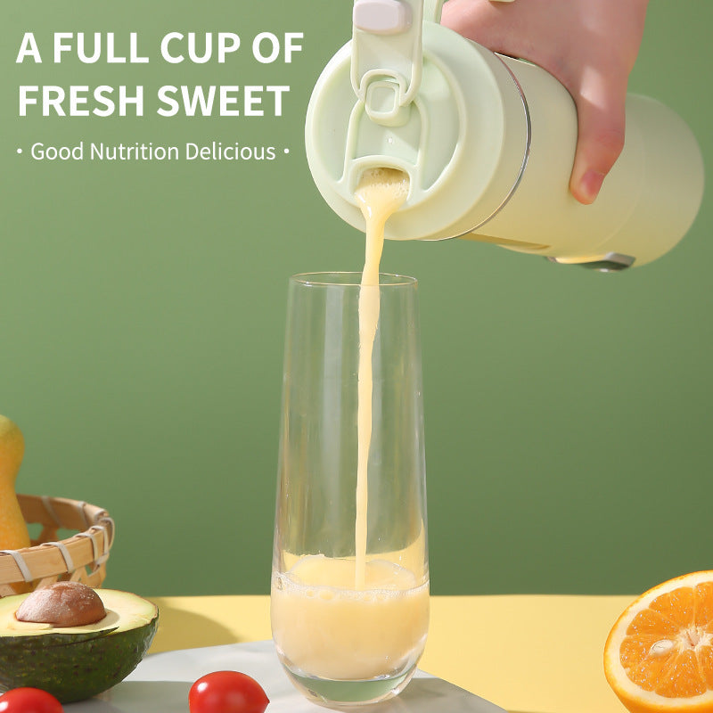 Portable Rechargeable Blender – USB Electric Smoothie Maker, Compact Personal Juicer Cup for Travel, Office & Home