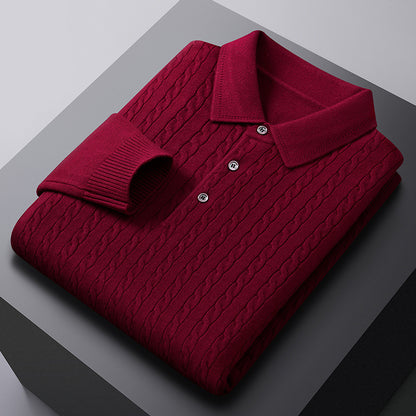 Slim Fit Long Sleeve Casual Pullover for Spring & Autumn