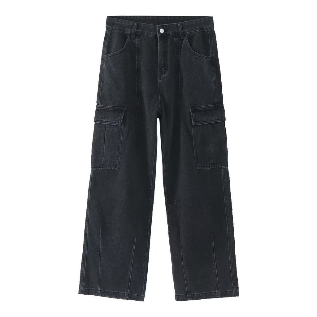 American Retro Loose Casual Workwear Jeans