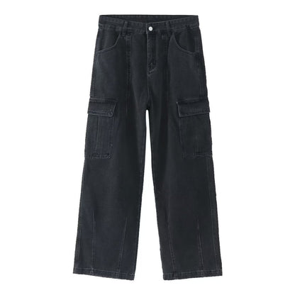 American Retro Loose Casual Workwear Jeans