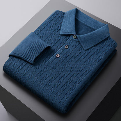 Slim Fit Long Sleeve Casual Pullover for Spring & Autumn