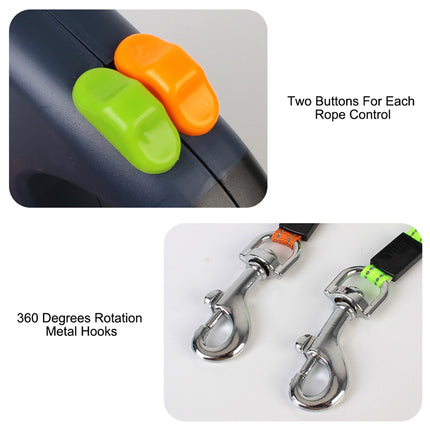 Dual Retractable Dog Leash with LED Light_5