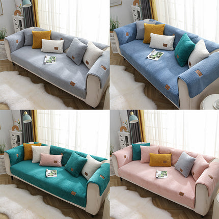 Luxury Lamb Wool Sofa Cover_8