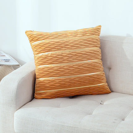 Luxury Striped Velvet Throw Pillow Cover_6