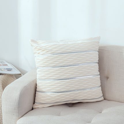 Luxury Striped Velvet Throw Pillow Cover_8