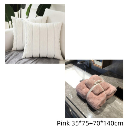 Luxury Striped Velvet Throw Pillow Cover_9
