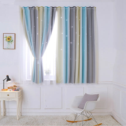 Rainbow Blackout Curtains for Bedroom_1
