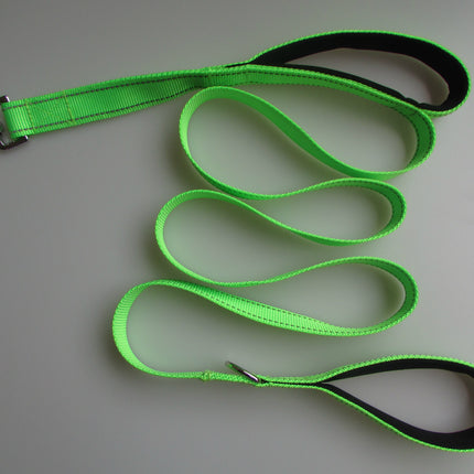 Reflective Double Handle Dog Leash_3