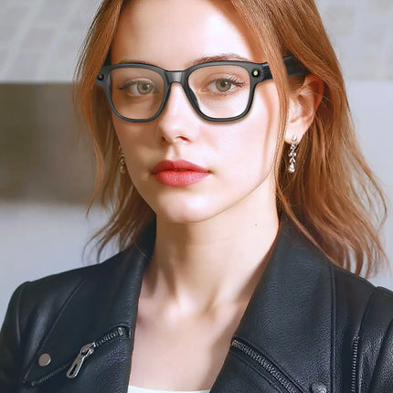 AI Smart Glasses with HD Camera & Voice Assistant