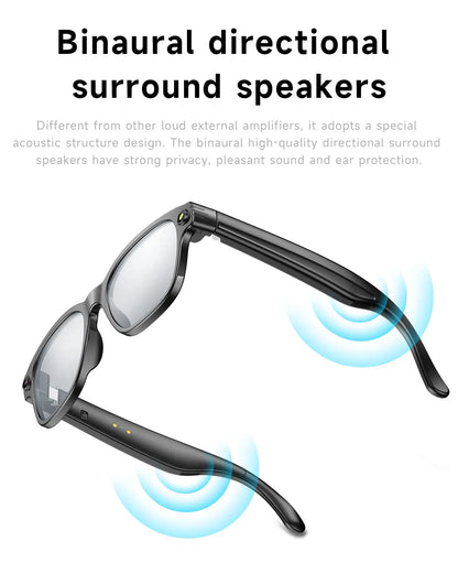 AI Smart Glasses with HD Camera & Voice Assistant