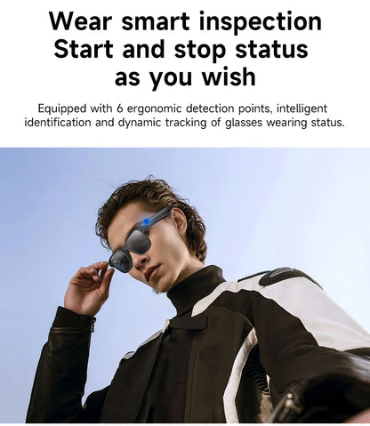 AI Smart Glasses with HD Camera & Voice Assistant