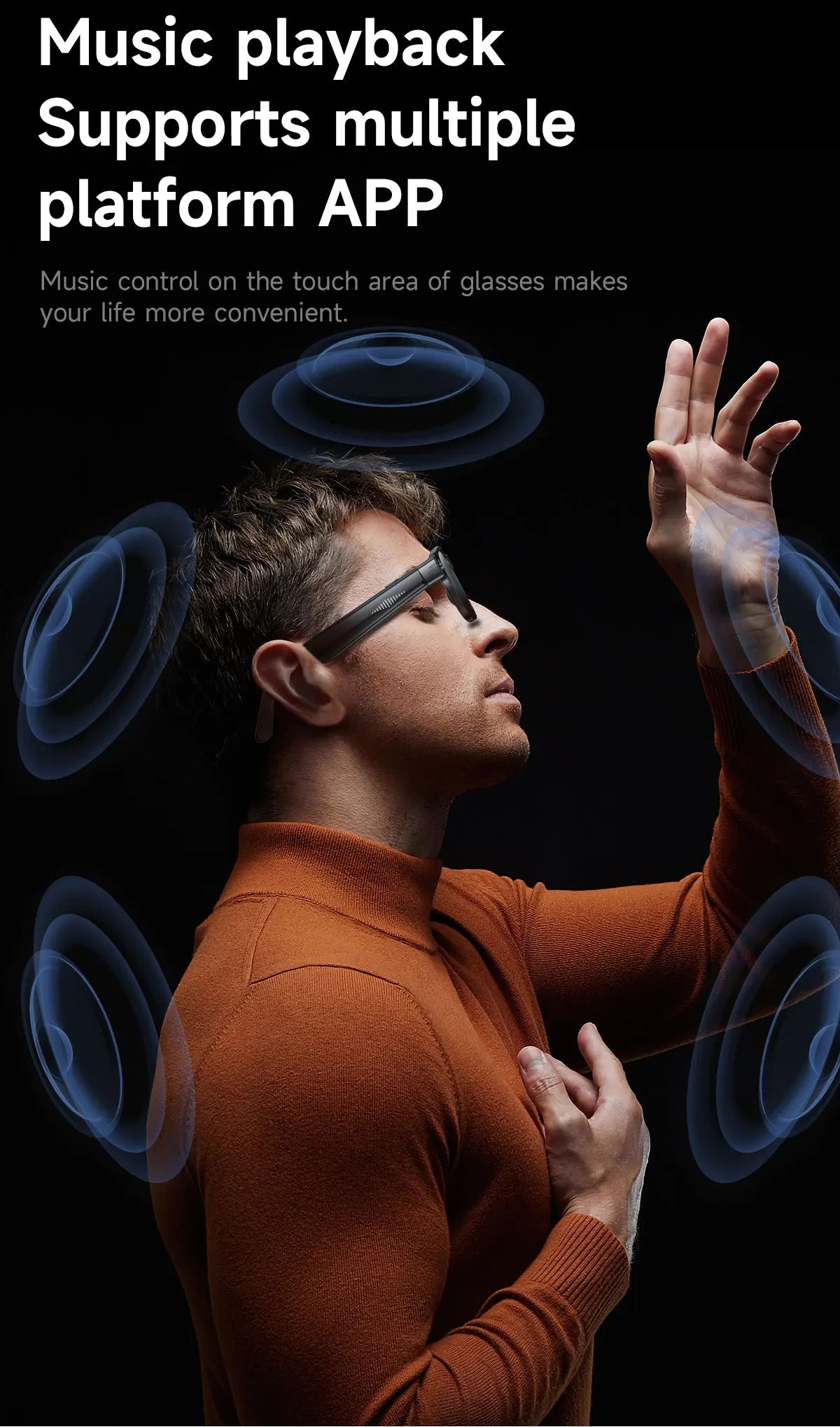 AI Smart Glasses with HD Camera & Voice Assistant